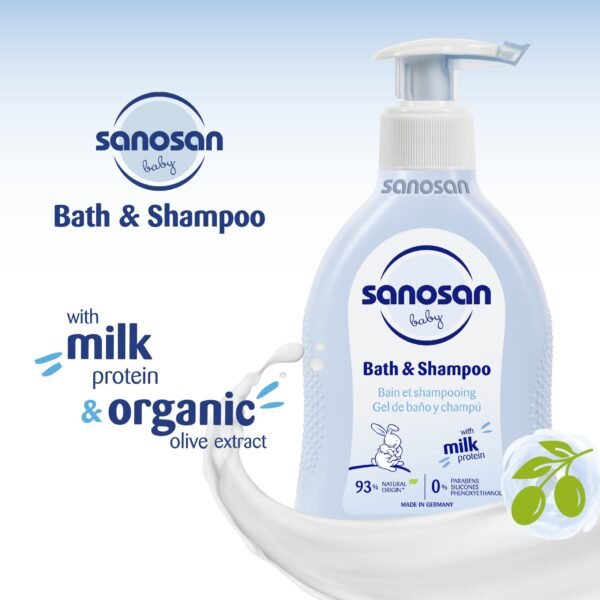Sanosan Baby Bath & Shampoo - 2-in-1 Gentle Cleanser  
-
200 ml