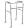 Aluminum Foldable Walker & Walking Stick | 8-Height Adjustable (41-51 CM) | Lightweight, Portable & Sturdy | Ergonomic Grip | Enhanced Mobility, Balance & Stability for Elderly & Disabled